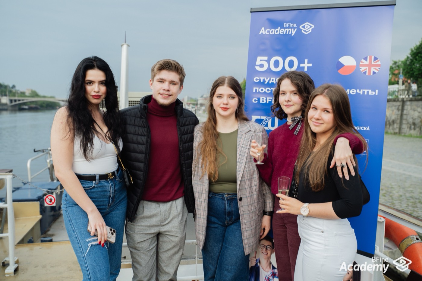 BFine.Academy students at a meetup in Prague