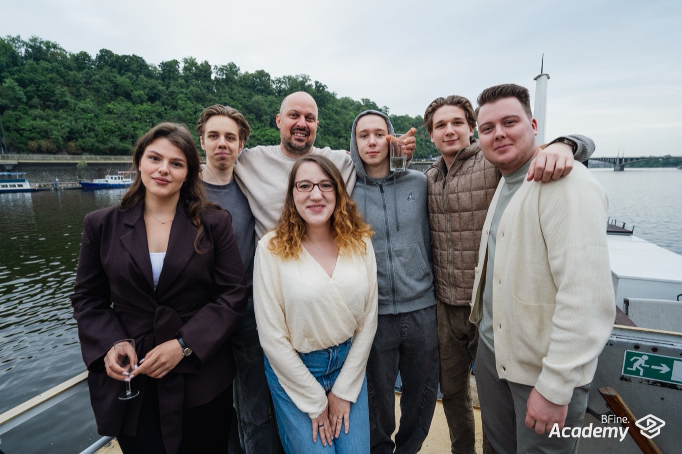 BFine.Academy students at a meetup in Prague