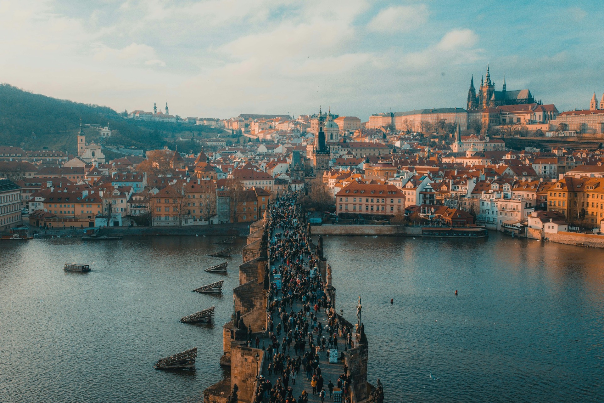 A panorama of Prague – the city where our students live and study